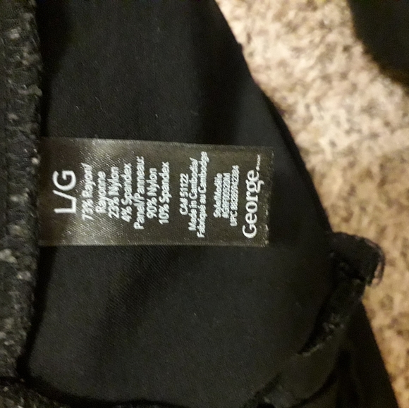 George Maternity Black Dress Pants - Picture 7 of 8